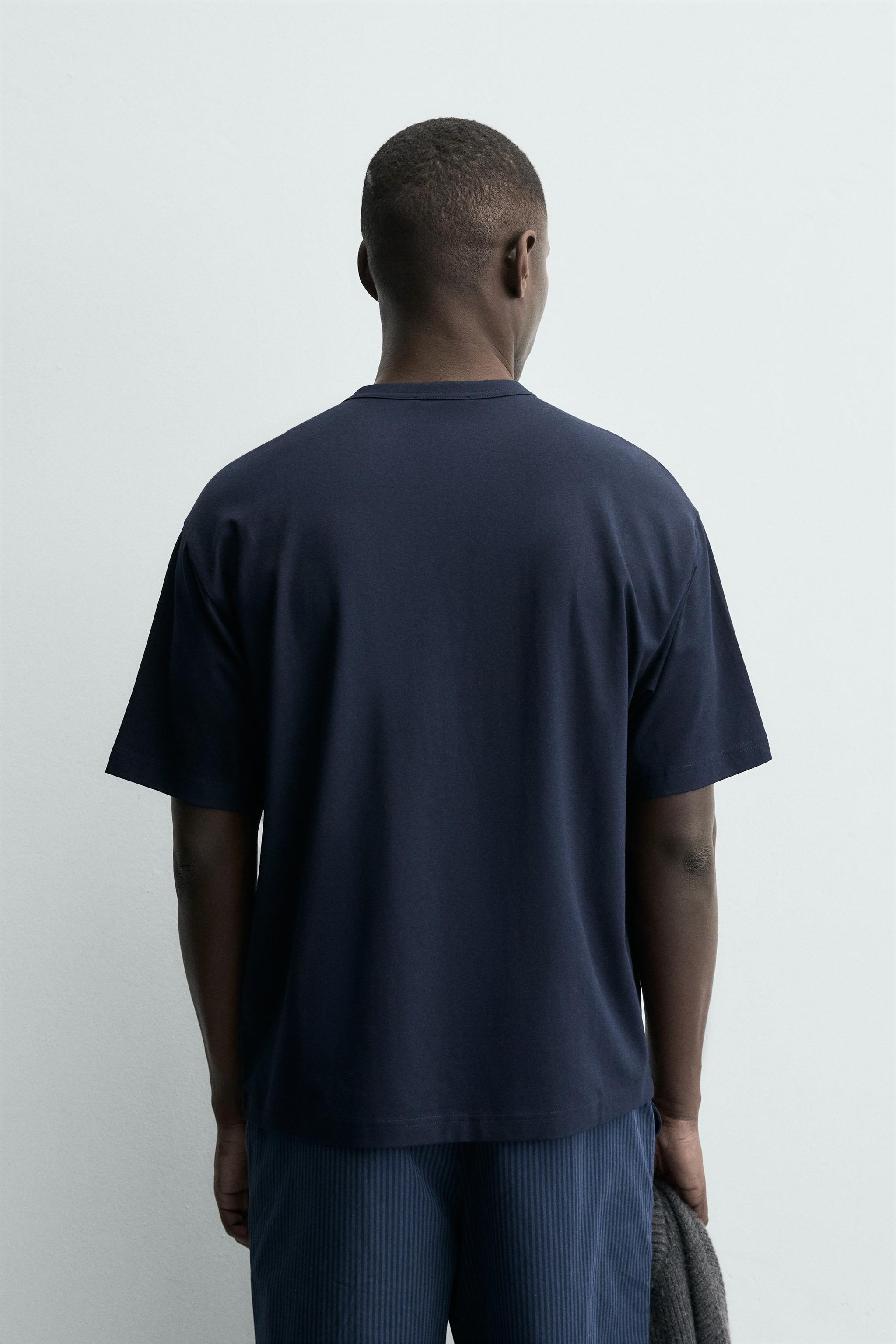 CONTRAST FLOWY PAJAMA SET